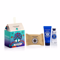 L'OCCITANE Shea Holiday Ornament Gift Set for Comforted & Nourished Skin: Includes Travel-Sized Shea Butter Hand Cream Ultra ...