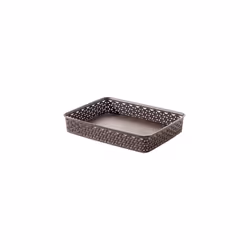 CURVER My Style 2045064Â A4Â plastic basket dark brown