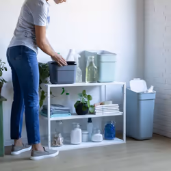 Curver Trash Can Ready to Collect Recycling Container Multi Colours 20/30L - Light blue, 30 L - Additional view 10