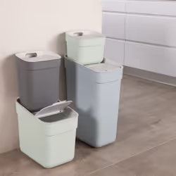 Curver Trash Can Ready to Collect Recycling Container Multi Colours 20/30L - Light blue, 30 L - Additional view 4