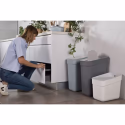 Curver Trash Can Ready to Collect Recycling Container Multi Colours 20/30L - Light blue, 30 L - Additional view 7