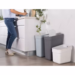 Curver Trash Can Ready to Collect Recycling Container Multi Colours 20/30L - Light blue, 30 L - Additional view 8