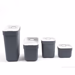 Curver Trash Can Ready to Collect Recycling Container Multi Colours 20/30L - Dark grey, 30 L - Additional view 4