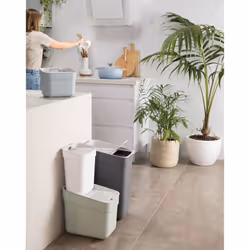 Curver Trash Can Ready to Collect Recycling Container Multi Colours 20/30L - Dark grey, 30 L - Additional view 7