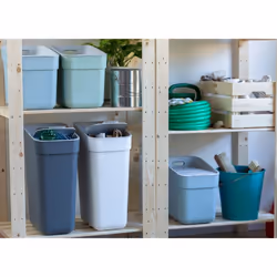 Curver Trash Can Ready to Collect Recycling Container Multi Colours 20/30L - Dark grey, 30 L - Additional view 8