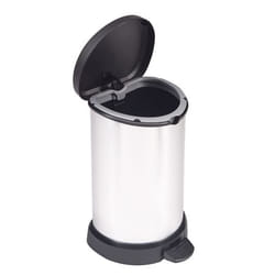 Curver 20L Round Plastic Black, Silver