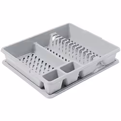 Curver 13401-099-01, Organizer, Tray, Cabinet drawer, Cutlery, Grey, Plastic