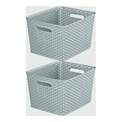 18L Grey Curver Basket