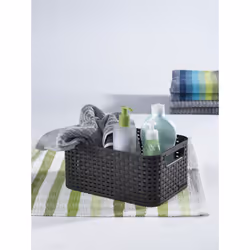 Curver Style S Storage basket Rattan Grey