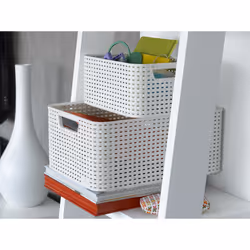 Curver Style S Storage basket Rattan Cream