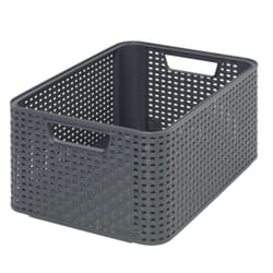 Curver Style M Storage basket Rattan Grey