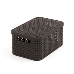 Curver Style 205839 Storage Box Rattan Look Size S with Second-Generat