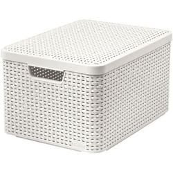 Curver Style L Storage basket Rattan Cream