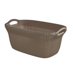 Curver Knit laundry basket 40 L Rectangular Plastic Brown
