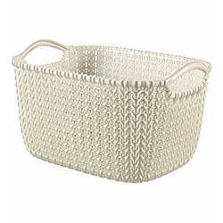 Curver Knit laundry basket 8 L Rectangular Plastic Beige