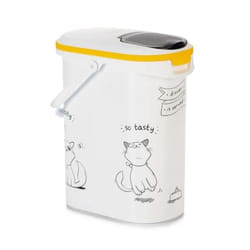 Curver 412042 pet food storage bag/container Pet food storage container Plastic White, Yellow