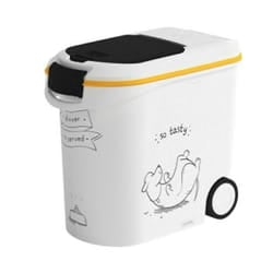 Curver Dinner is Served Pet food storage container Plastic Black, White, Yellow
