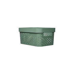 Infinity Tray 4.5 L Dots Recycled Plastic Pink Crates, PP, Pink, S