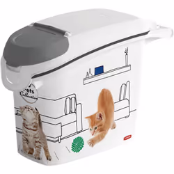PetLife 6 kg Cat Litter Storage Container with Lid 23 x 50 x 36 cm