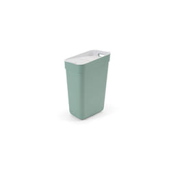 Curver Ready to Collect 100 percent Recycled 30L Kitchen Accessories Recycling Lift Top Bin Green Light Grey Lid