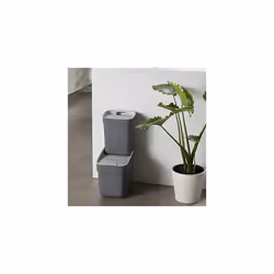 CURVER Ready to Collect 10L Recycling Lift Top Bin Dark Grey