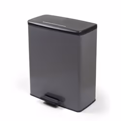 Curver Deco Bin Rectangular Pedal 65L, Cool Grey