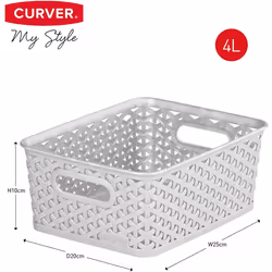 CURVER My Style 4 x 4 Litre - Small Grey