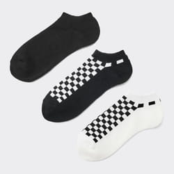 Gu By Uniqlo Short Socks 3p  A - 82 MULTI PATTERN 3/2527cm