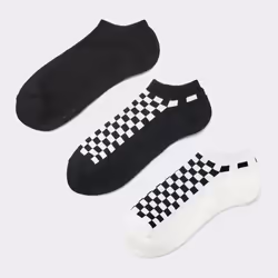 Gu By Uniqlo Short Socks 3p  A - 09 BLACK/2527cm