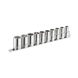 Expert Socket Set of 10 Metric 1/2in Drive BRIE034837B