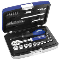 Expert 1/4'' sockets & ratchet set
