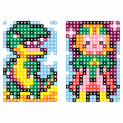 CLIC'educ Pixels, 675 pc(s), 6 yr(s), Boy/Girl, Child, Plastic, Multicolour