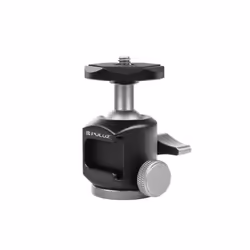 PULUZ Cold Shoe Aluminum Alloy Tripod Ball Head Adapter (Black)