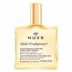 NUXE Huile Prodigieuse Multi-Purpose Dry Oil - Luxurious Radiant Glow and Hydration for Face Body & Hair 1.6 Fl Oz