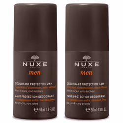 NUXE Men Duo, Men, Deodorant, Roll deodorant, Bottle, 50 ml, 24 h