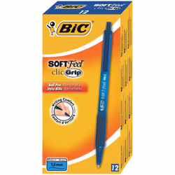 BIC 8373982. Product colour: Blue. Writing colours: Blue. Type: Clip-on retractable ballpoint pen. Quantity per pack: 12 pc(s ...