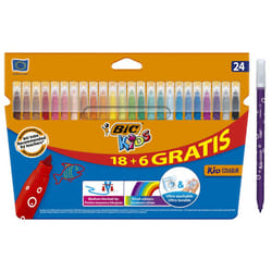BIC 841803 felt pen Medium Multicolour 24 pc(s)