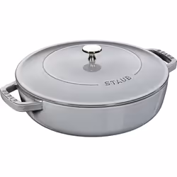 STAUB Cast Iron Chistera, Grey, 24 cm