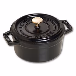 Staub Minis, Single pan, Black, Cast iron, 0.25 L, 10 cm, 700 g