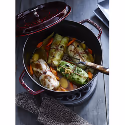 St. Andrew Press La Cocotte Round Casserole  24cm  Grenadine