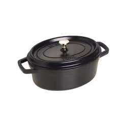 Staub 40500-271-0, 3.2 L, Black, Cast iron, Enamel, France, 270 mm