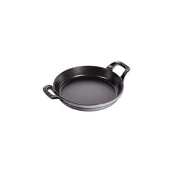 Staub 1302018 Round Roasting Dish, 16 cm, Graphite Grey