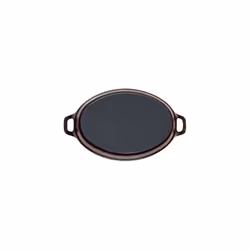 Staub Oven dish Oval 24cm Black
