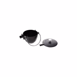 STAUB 1004030 Cast Iron Tea Pot, Black