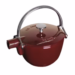 Staub 40509-424-0, 1.15 L, Bordeaux, Stainless steel, Cast iron, Stainless steel, Ceramic, Gas, Halogen, Induction, Sealed pl ...