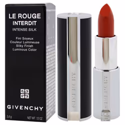 Le Rouge Interdit Intense Silk Lipstick - 332 Rouge Safran by Givenchy for Women - 0.12oz Lipstick (Refillable)