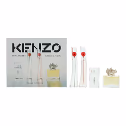 Kenzo Flower Gift Set Flower Eau De Parfum 4ml - Flower By Poppy Bouquet Eau De Parfum 4ml - L'eau Eau De Toilette 5ml - Jung ...