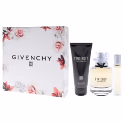 Givenchy LInterdit for Women - 3 Pc Gift Set 2.7oz EDP Spray  0.42oz EDP Spray  2.5oz Body Milk