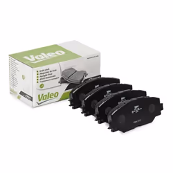 Brake pad set; VALEO; FIRST Front Axle excl. wear warning contact without anti-squeak plate; for TOYOTA; 0446502170, 04465022 ...