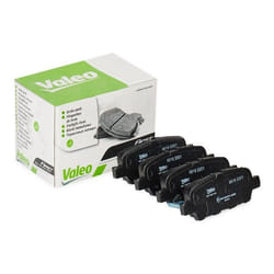VALEO 301148 Brake pad set FIRST Rear Axle incl. wear warning contact with anti-squeak plate NISSAN: Juke, Leaf I, Pulsar Hatchback